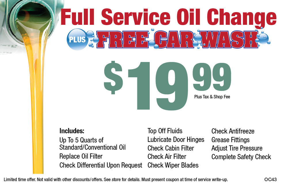 Fast And Friendly Full Service Oil Change Commerce Michigan