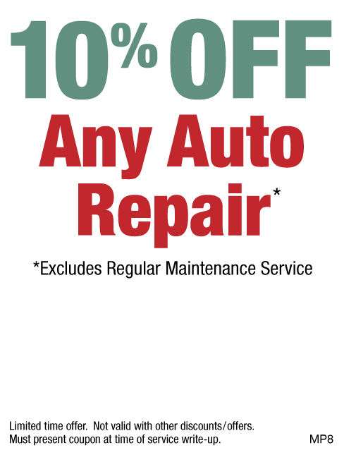 10% Off Any Auto Repair