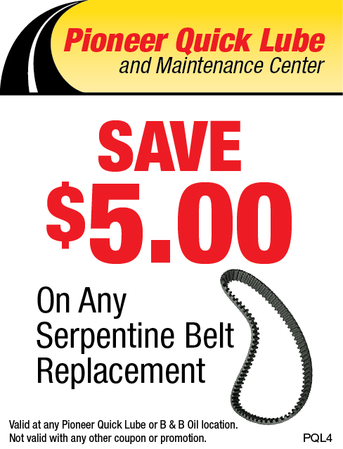 serpentine belt replacement coupons