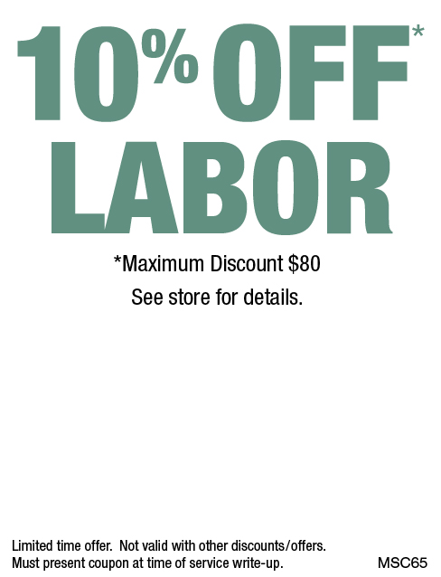 10% Off Labor