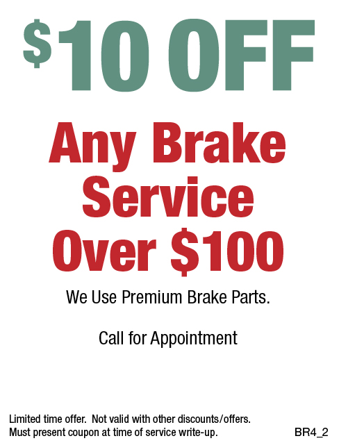 $10 Off Any Brake Service over $100