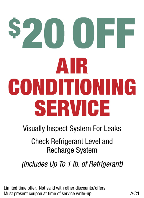 $20 OFF Air Conditioning Service