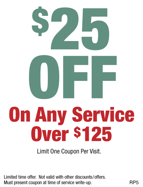 $25 OFF Any Service Over $125