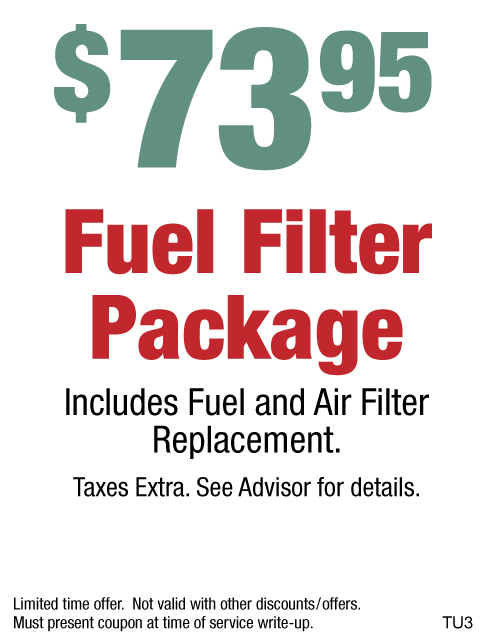 $73.95 Fuel Filter Package