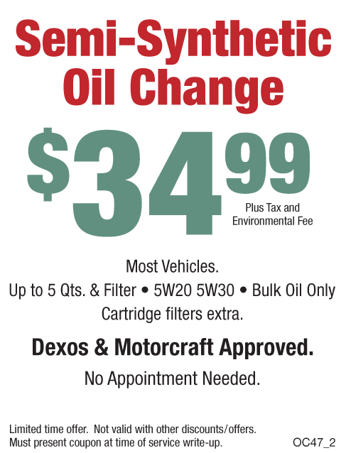 quickie lube oil change