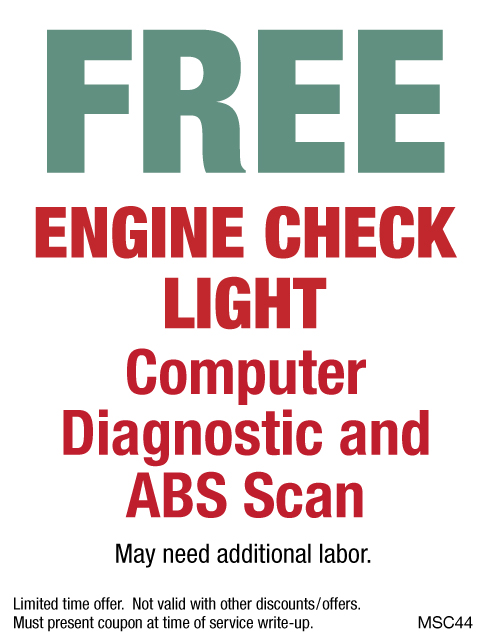 FREE Engine Check Light Service