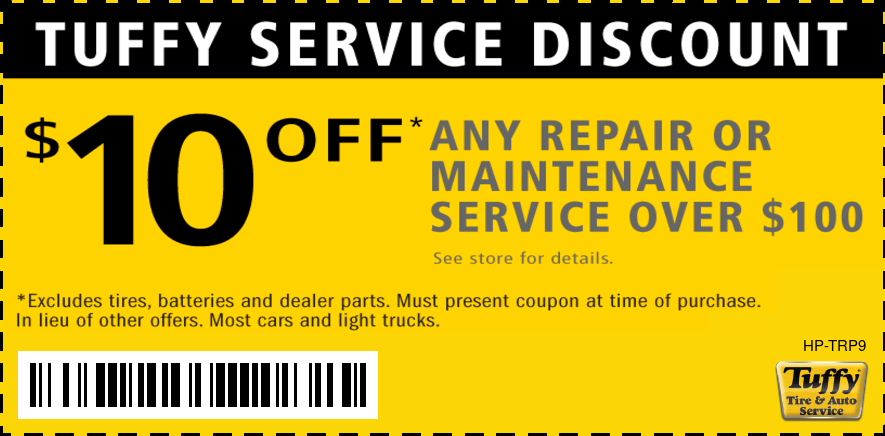 $10 OFF Any Repair Or Maintenance Service Over $100