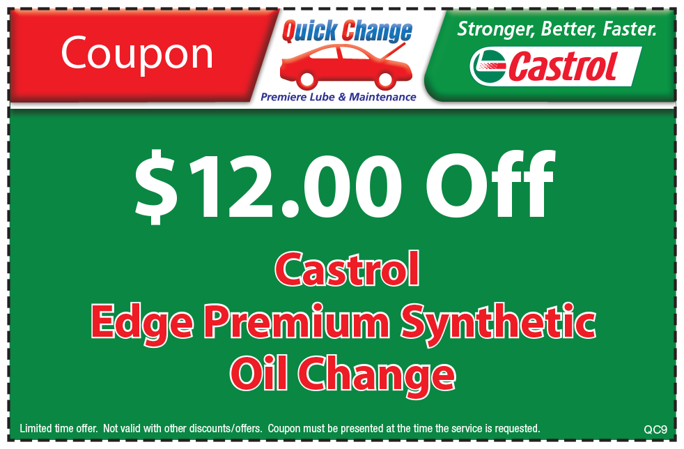 castrol oil coupon