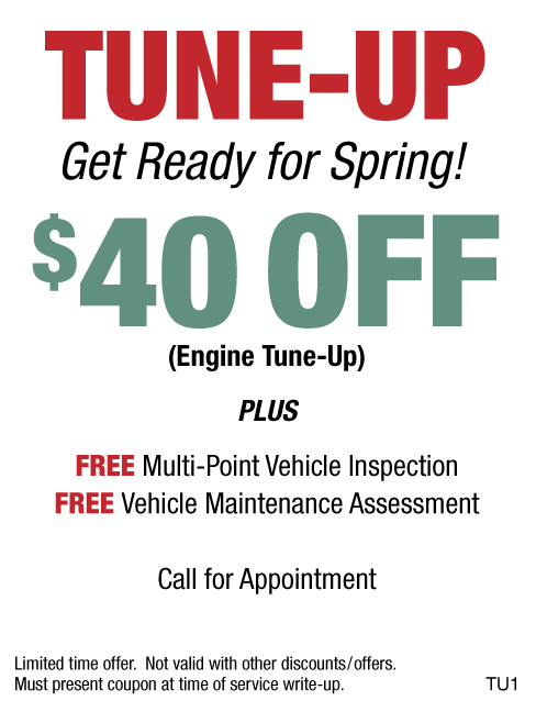 Tune-Up Get Ready For Spring $40 OFF