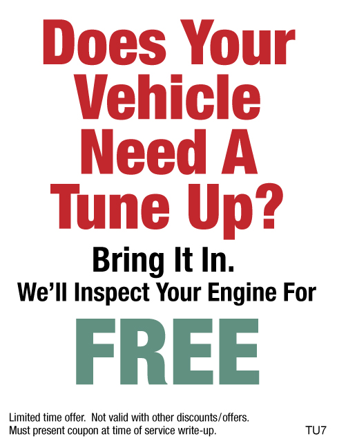 Need A Tune-Up Well Inspect It For FREE
