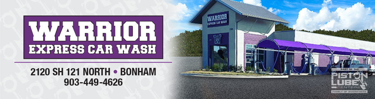 Warrior Express Carwash: Bonham, Texas Car wash