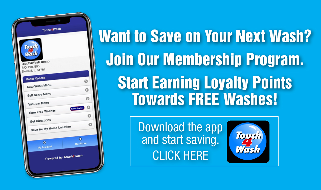 Touch 4 Wash App car wash Bentonville AR