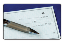 We accept We Accept Checks Up to $1,000 We Accept Checks Up to $1,000 Logo