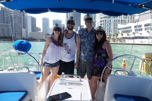 Sailboat ride Miami 