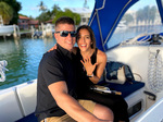 engaged on a boat 