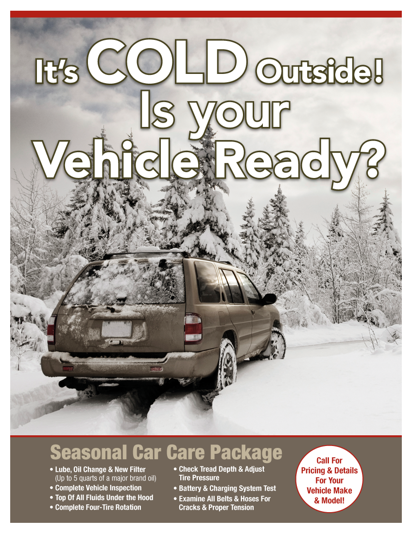 Winter Car Care Package (Call Shop For Details)